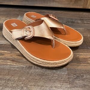 Fit Flop F-Mode Espadrille Flatform Sandals NEW